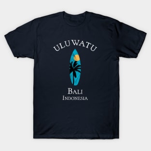 Uluwatu Bali Indonesia Vintage Surfboard T-Shirt